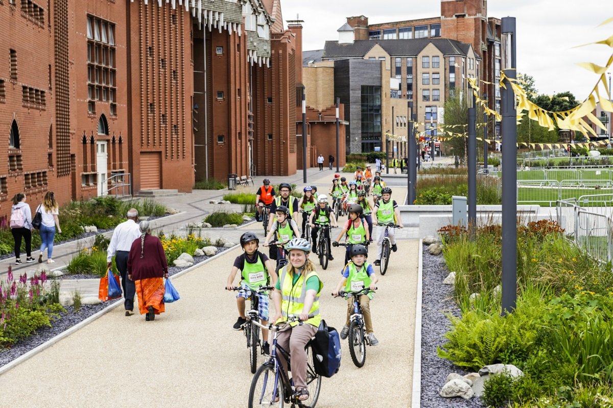 Image of the Ride Leicester / Leicester City Council 2017 Schools Ride